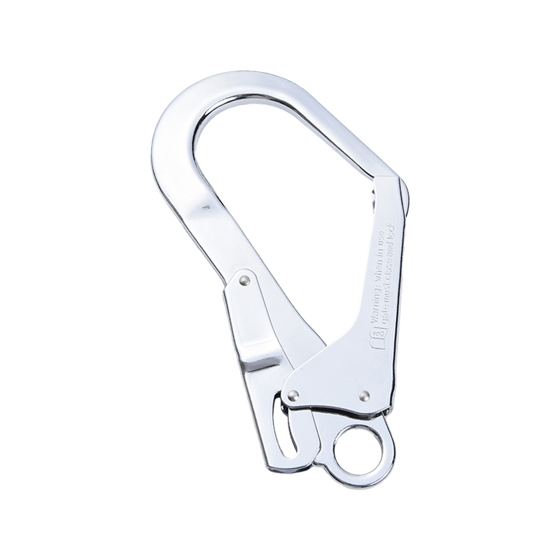 How does high hardness directly enhance the safety performance of large forged steel safety hooks in extreme working environments?