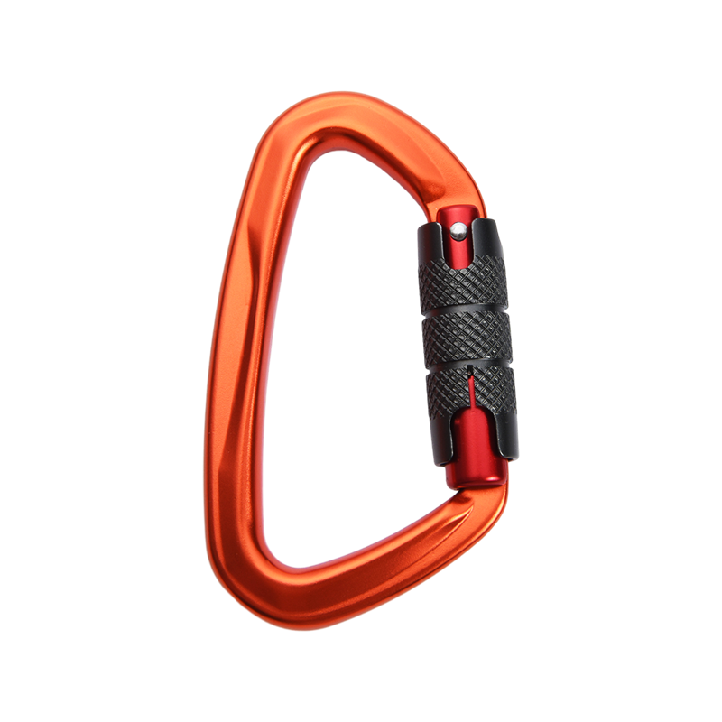 What role can a carabiner play in an outdoor emergency?