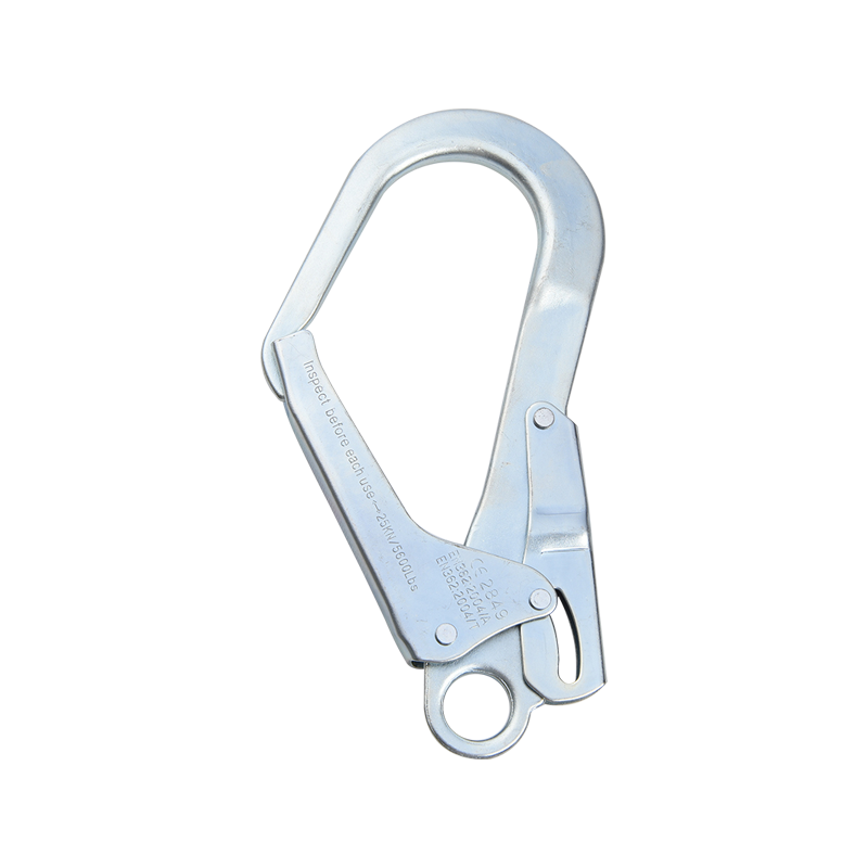 25KN Silver Forged Steel Snap Hook