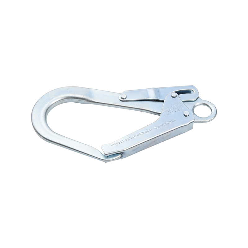 25KN Silver Forged Steel Snap Hook