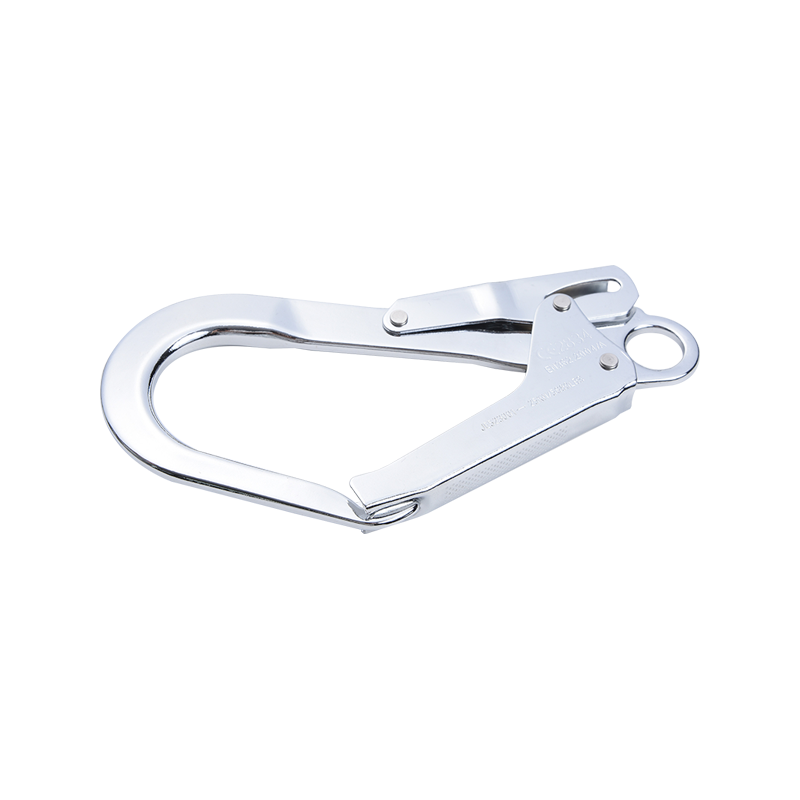 25KN Silver Forged Steel Snap Hook