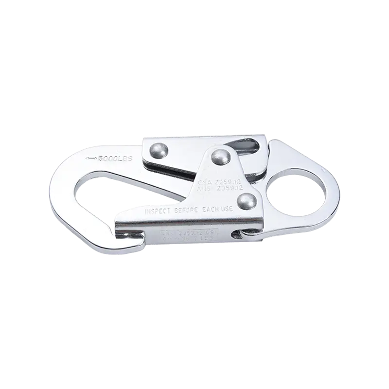 How does the HL18004 snap hook comply with industry standards for bungee jumping and skydiving?